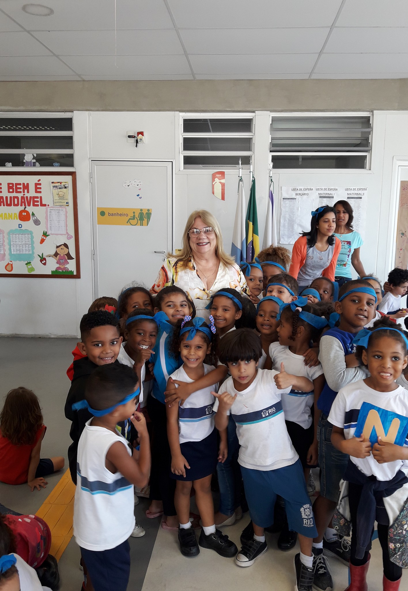 Nancilia com leitores